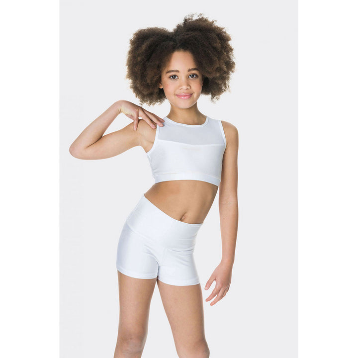 Studio 7 Dancewear Womens Mesh Performance Crop Top