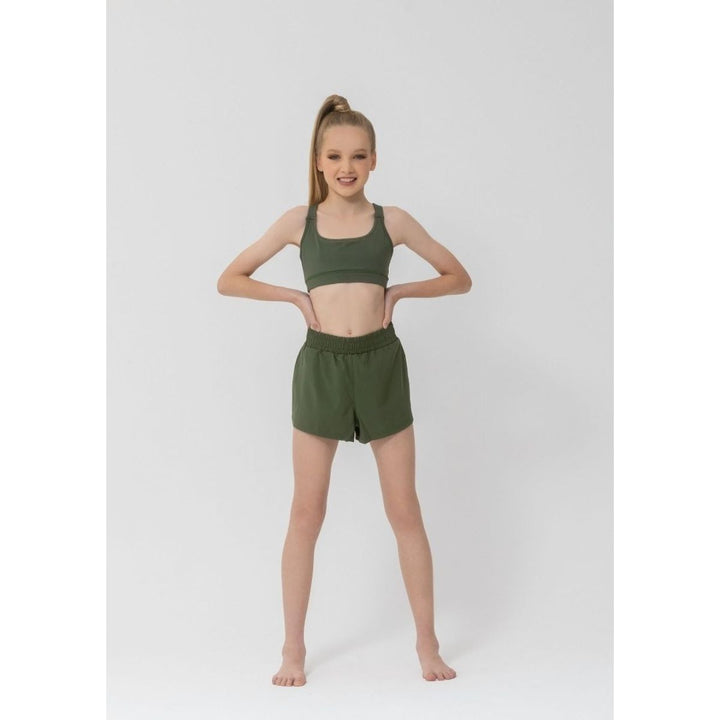 Studio 7 Dancewear Eco Running curved hem Shorts - Adults