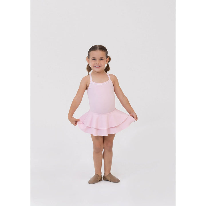 Studio 7 Dancewear Cindy Dress girl wearing Pale Pink