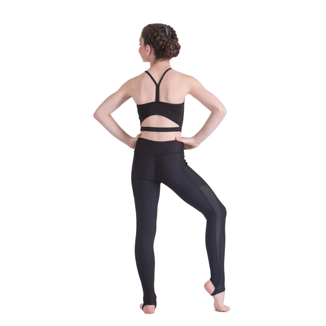 Studio 7 Women Kara Split Back Dance Crop Top