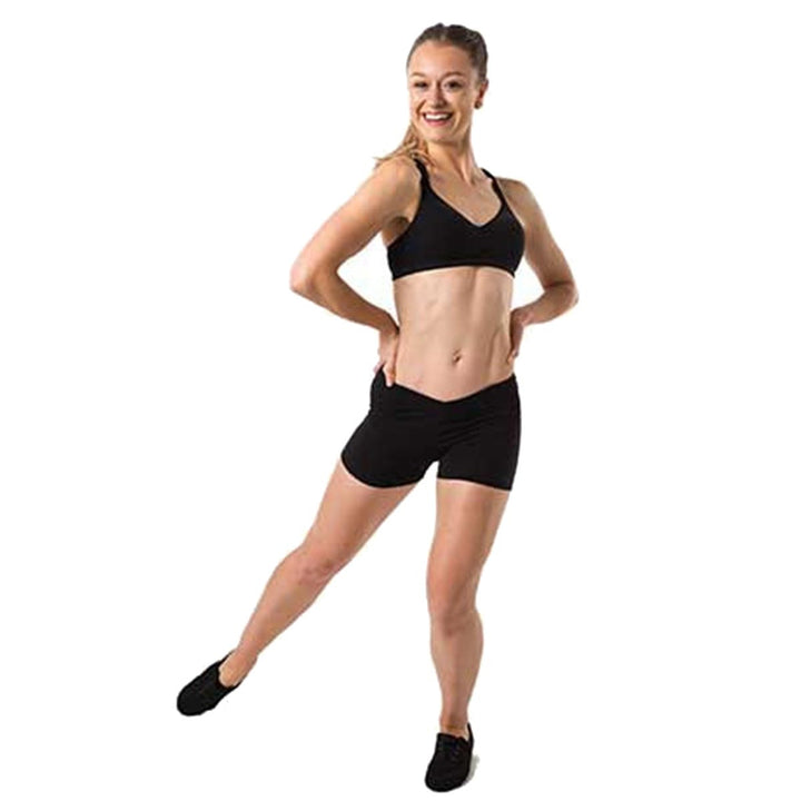 Studio 7 Dancewear V-Front Cotton Dance Short Adult Sizes