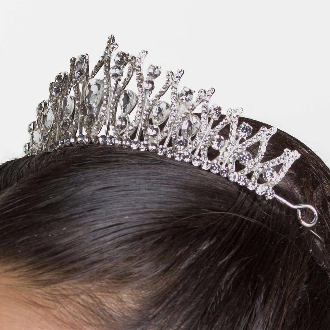 Studio 7 Dancewear The Mary Tiara Gold or Crystal White