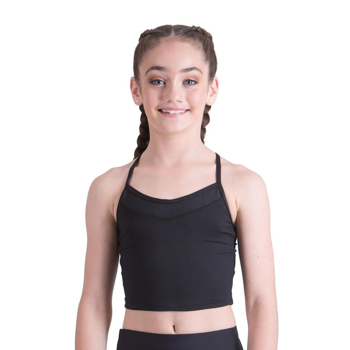Studio 7 Women Kara Split Back Dance Crop Top