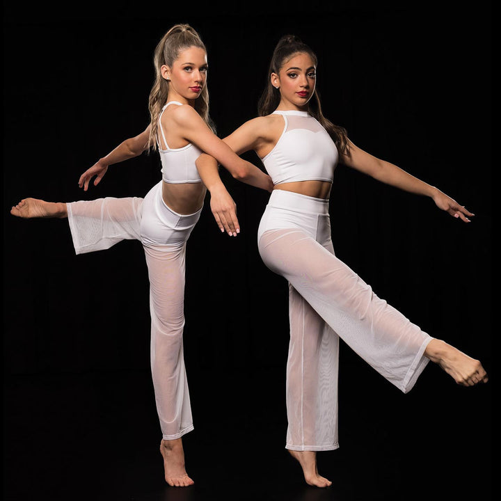 Studio 7 Dancewear Mesh Dance Performance Pants Adult Sizes