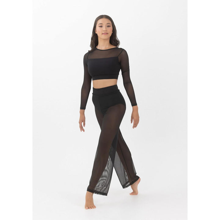Studio 7 Dancewear Tyler Mesh Long Sleeve Crop Top  Children