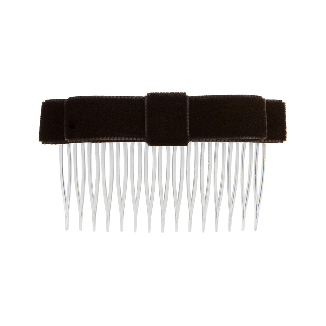 Energetiks Velvet Hair Bow with Comb for Dance &amp; Performance