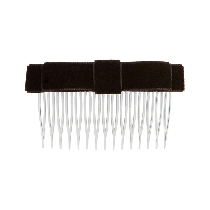Energetiks Velvet Hair Bow with Comb for Dance &amp; Performance