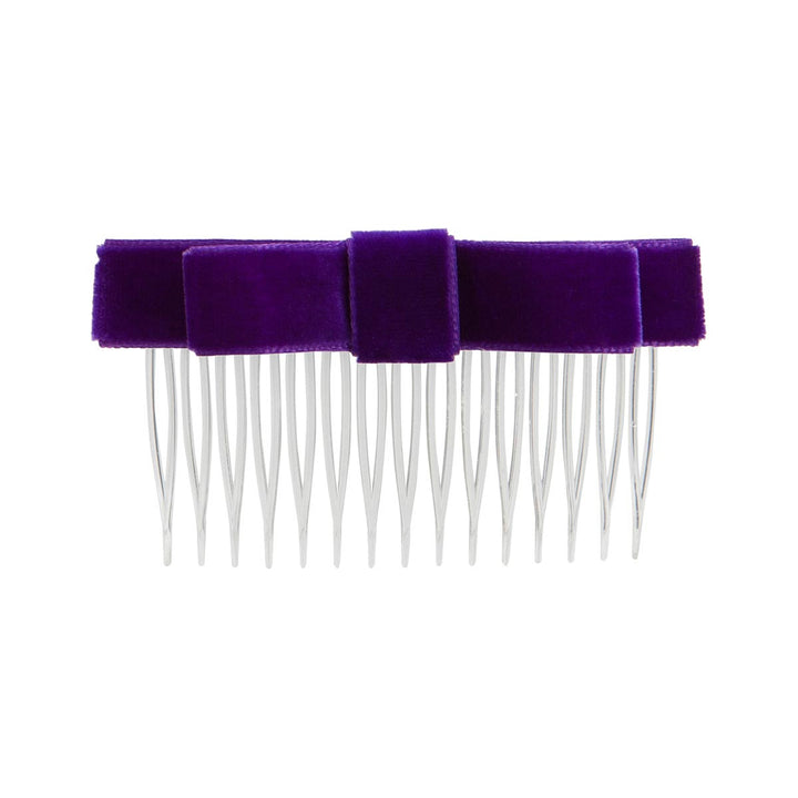 Energetiks Velvet Hair Bow with Comb for Dance &amp; Performance