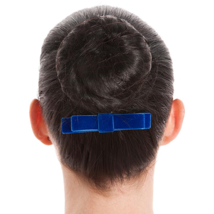 Energetiks Velvet Hair Bow with Comb for Dance &amp; Performance