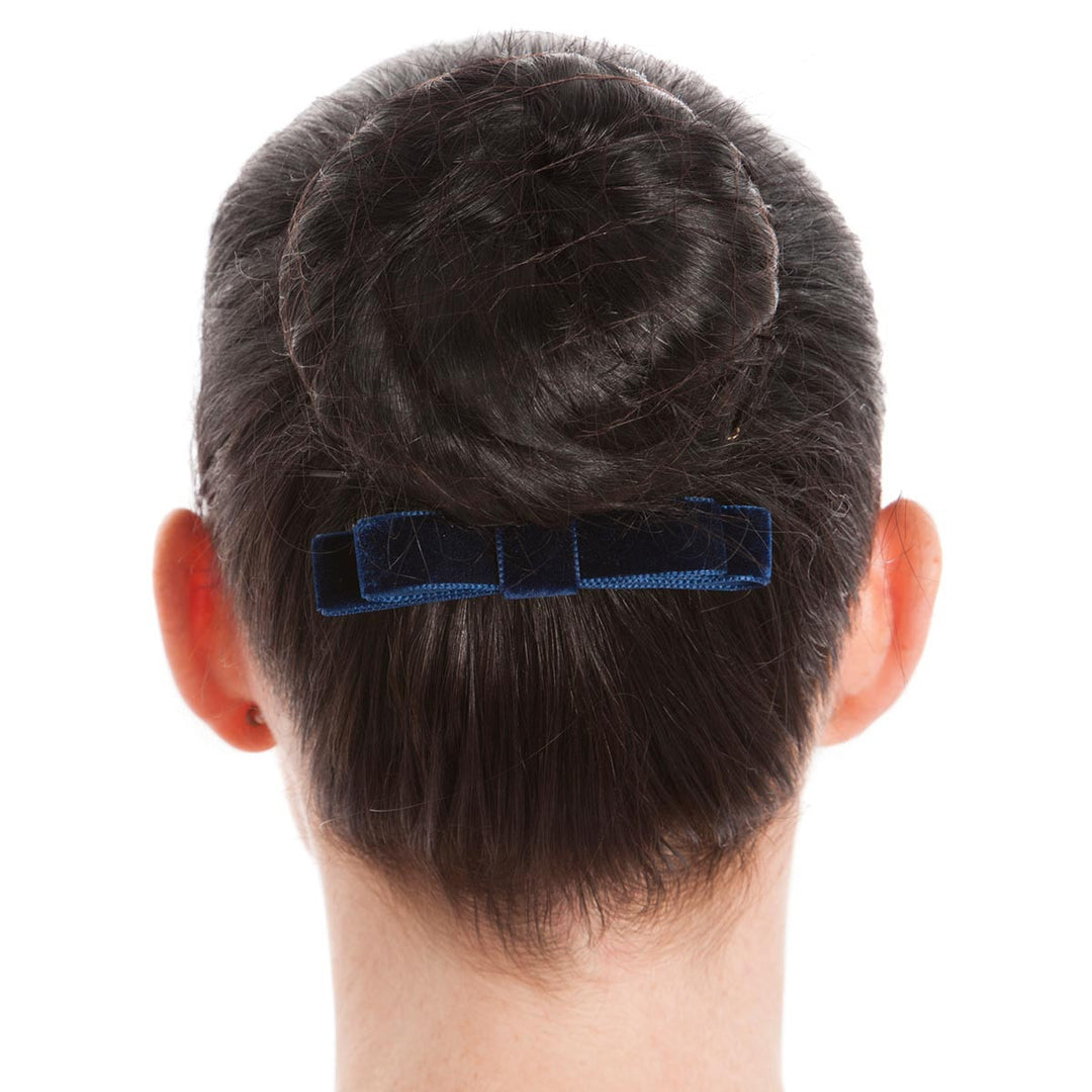 Energetiks Velvet Hair Bow with Comb for Dance &amp; Performance