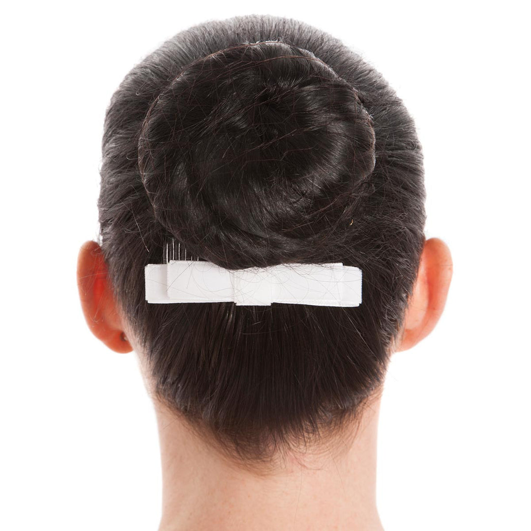 Energetiks Velvet Hair Bow with Comb for Dance &amp; Performance