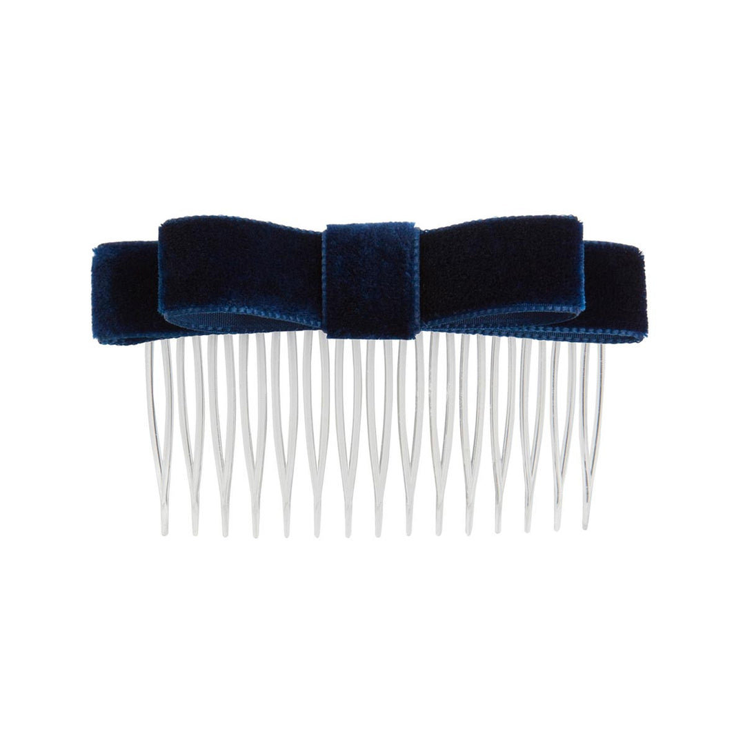 Energetiks Velvet Hair Bow with Comb for Dance &amp; Performance