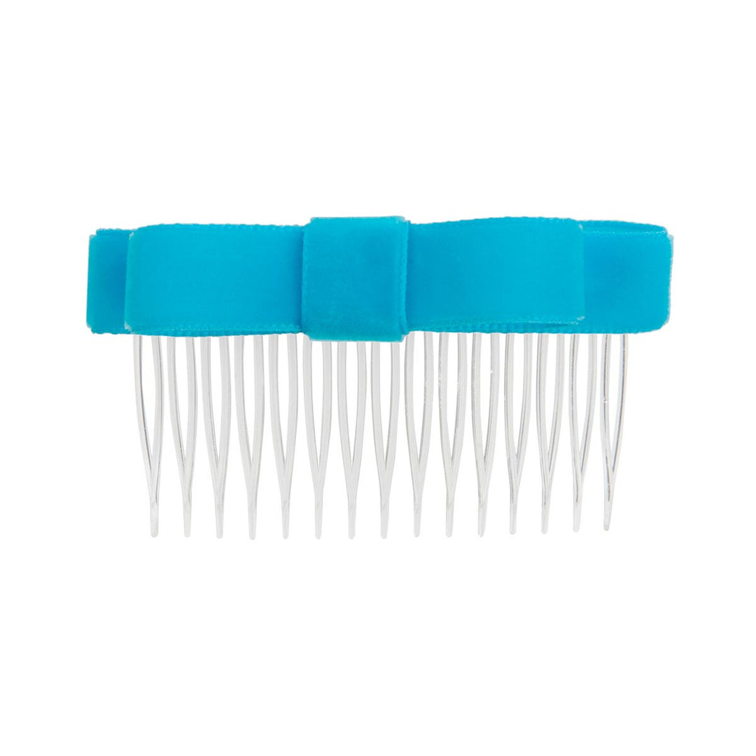 Energetiks Velvet Hair Bow with Comb for Dance &amp; Performance
