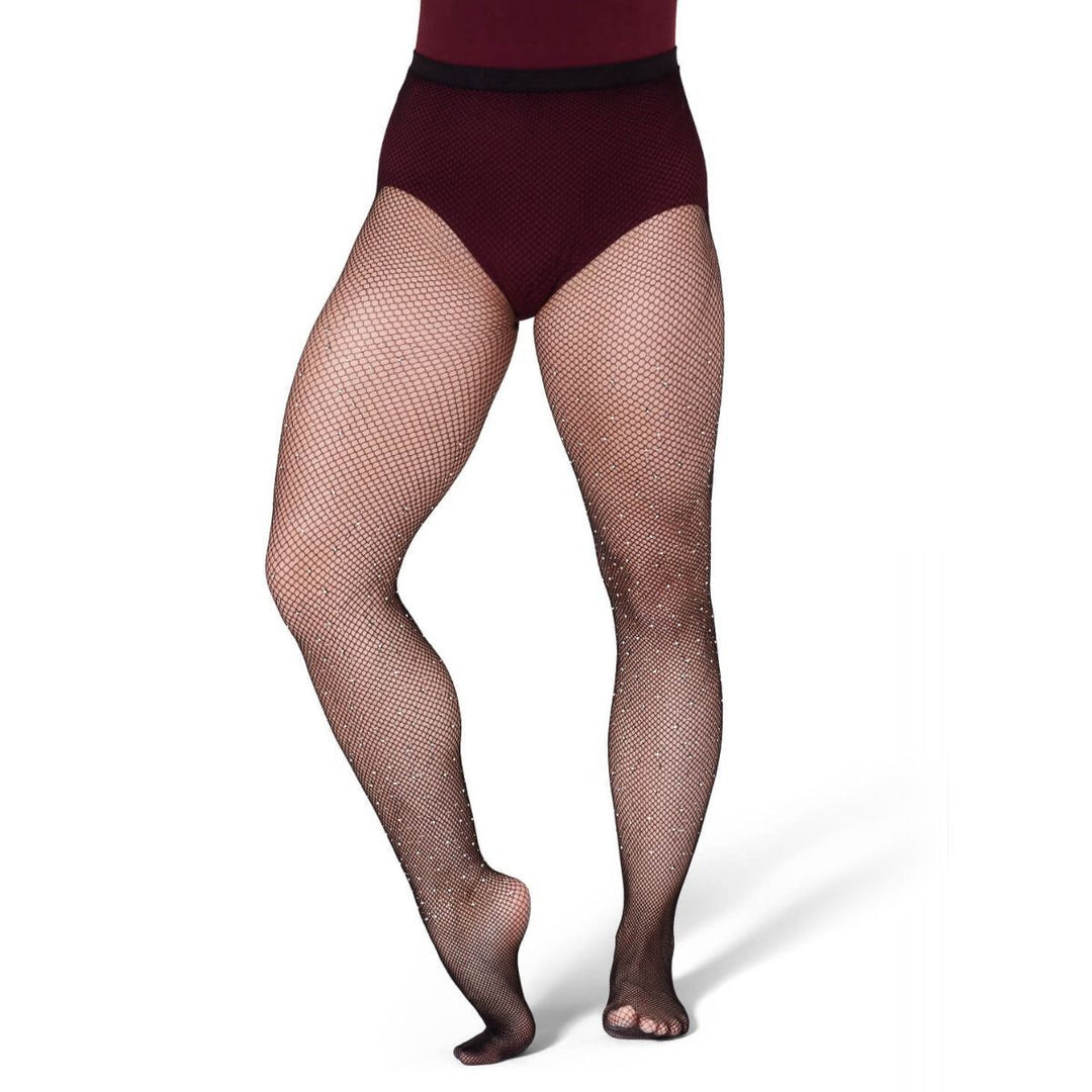 Capezio All-Over Rhinestone Fishnet Dance Tights Adult Sizes