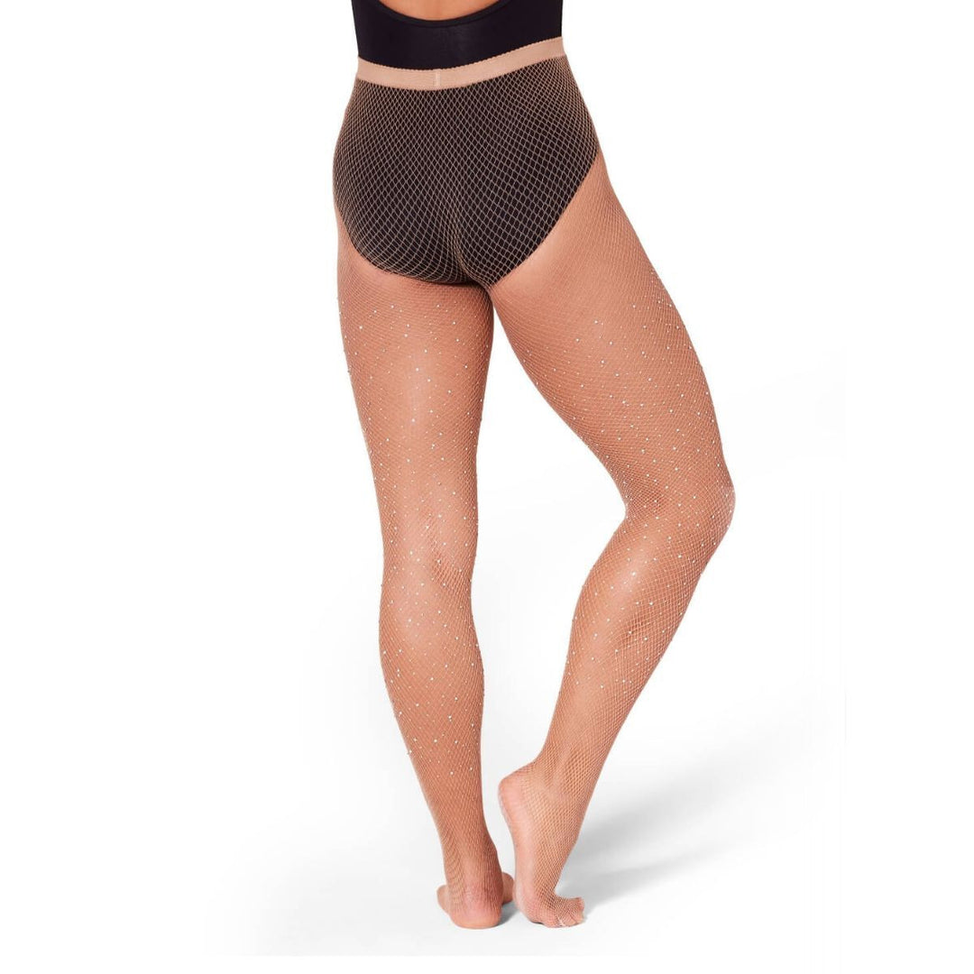 Capezio All-Over Rhinestone Fishnet Dance Tights Adult Sizes
