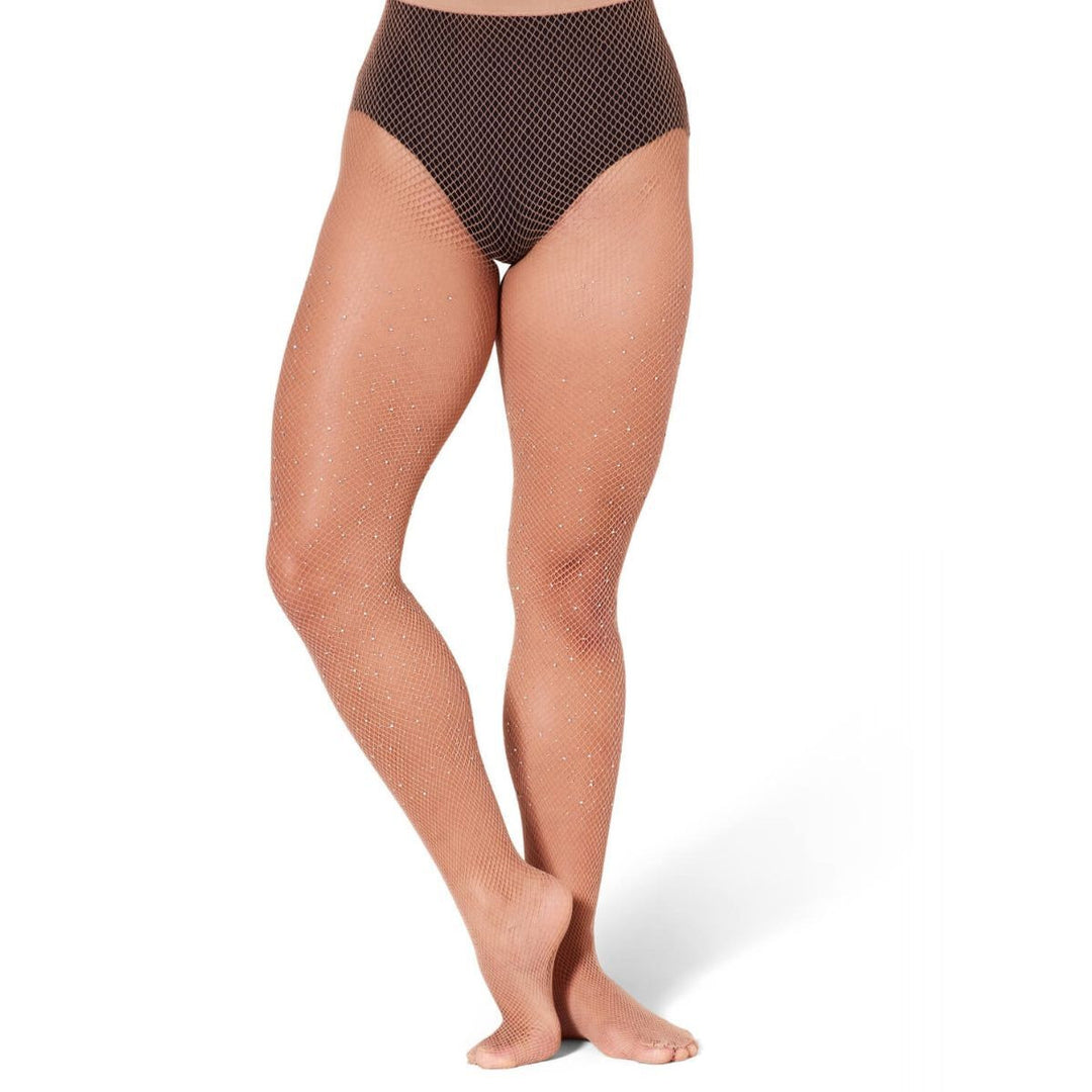 Capezio All-Over Rhinestone Fishnet Dance Tights Adult Sizes