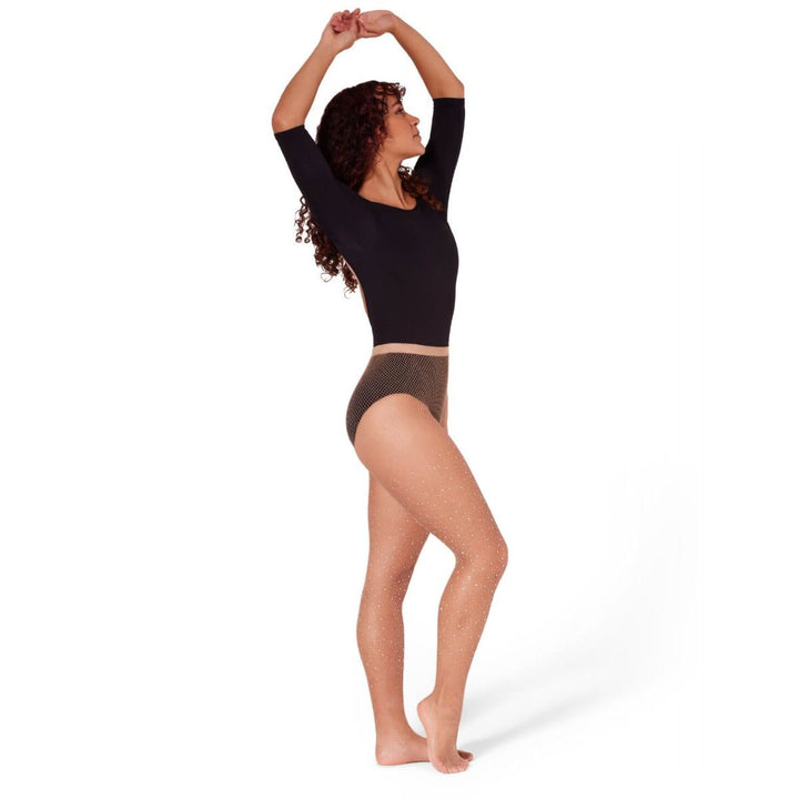 Capezio All-Over Rhinestone Fishnet Dance Tights Adult Sizes