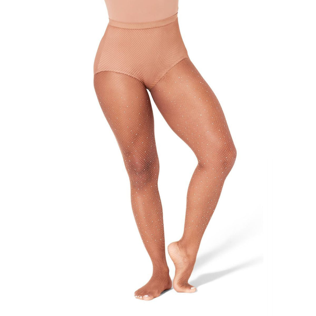 Capezio All-Over Rhinestone Fishnet Dance Tights Adult Sizes