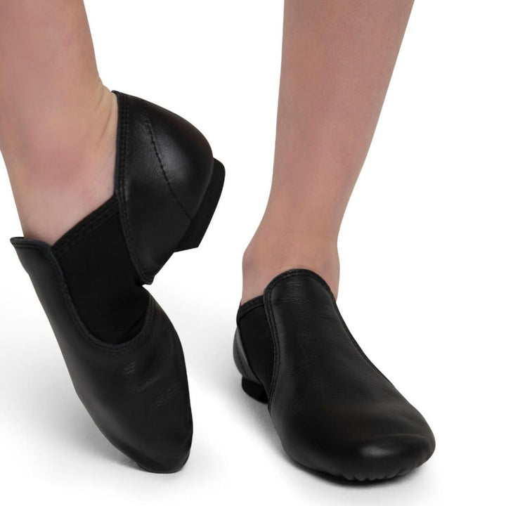 Capezio E Series Leather Jazz Shoe Slip On Children
