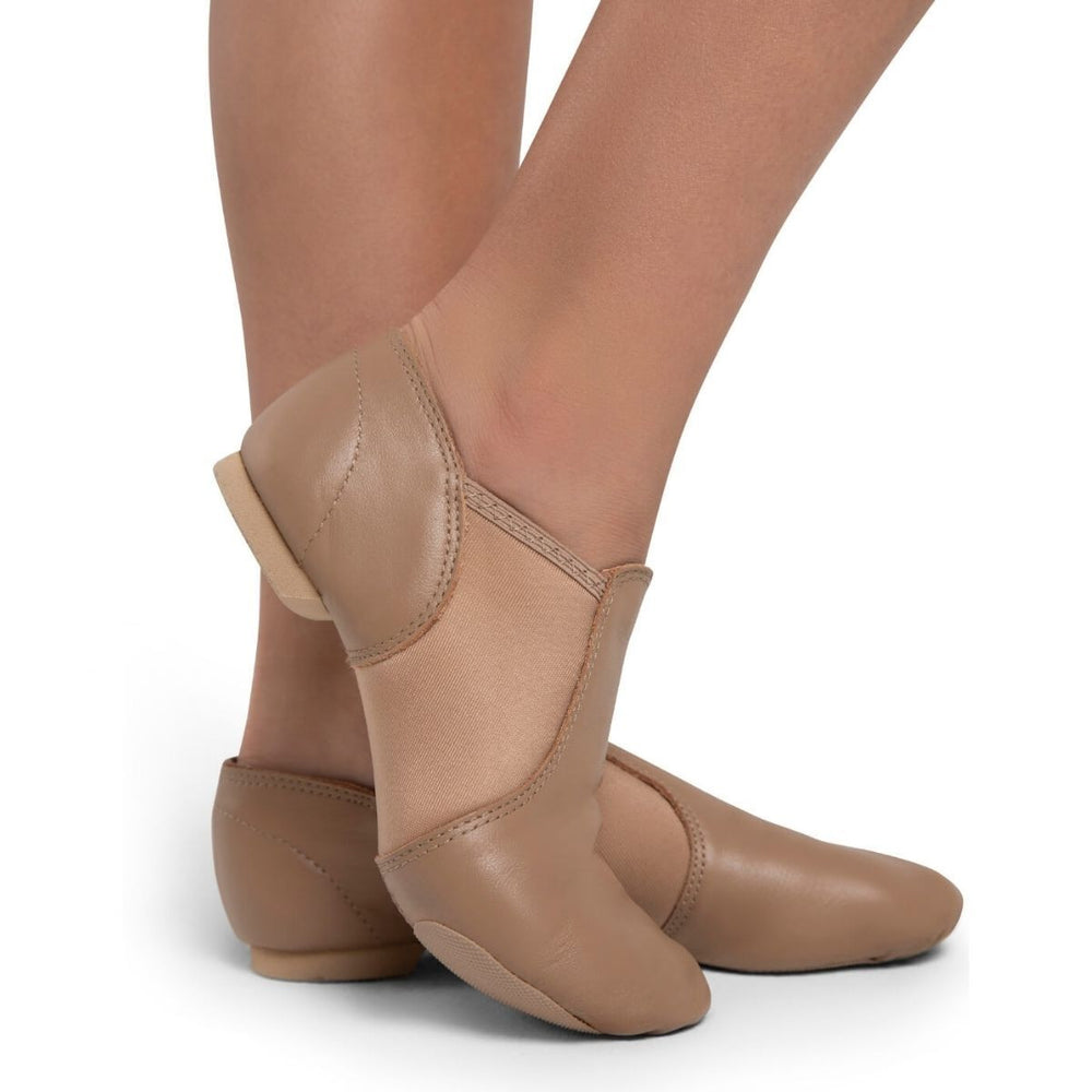 Capezio E Series Leather Jazz Shoe Slip On Children