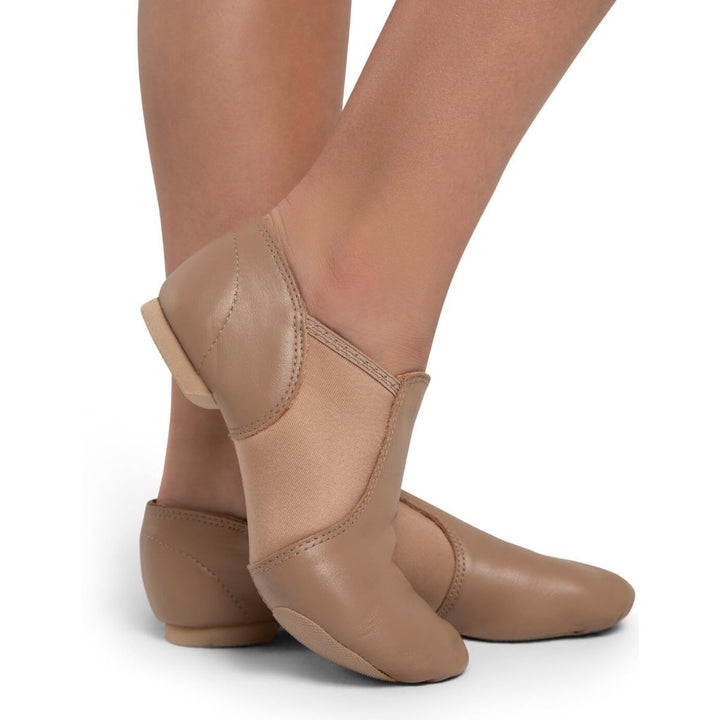 Capezio E Series Leather Jazz Shoe Slip On Children