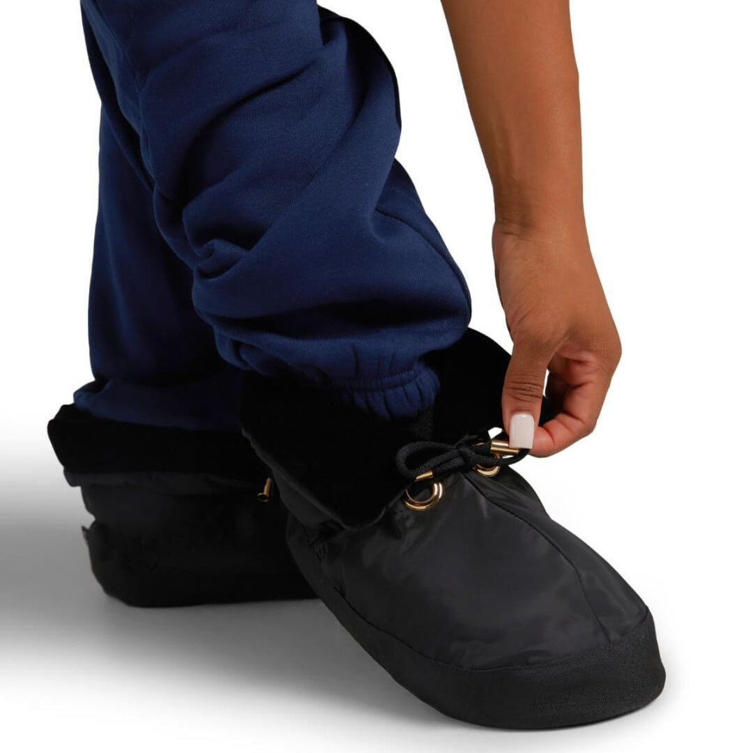 Capezio Mini Warmup Bootie Velvet Collar &amp; Non Slip Sole