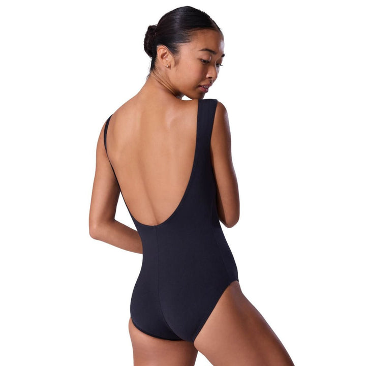 Capezio Soft Elegance Boatneck Front Leotard Adult Sizes