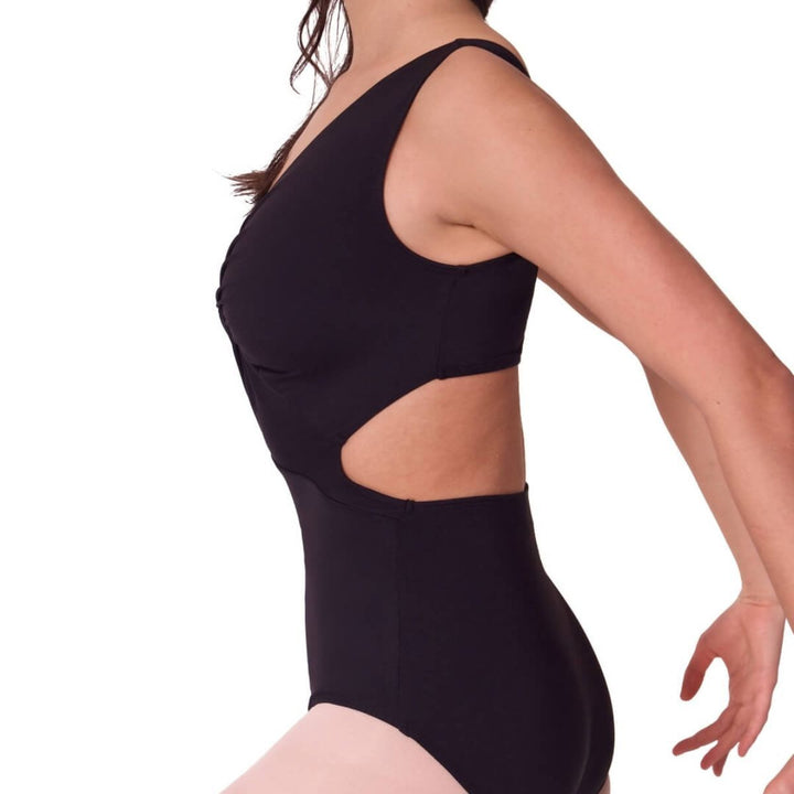 Capezio Soft Elegance Twist Front Dance Leotard Womens Sizes