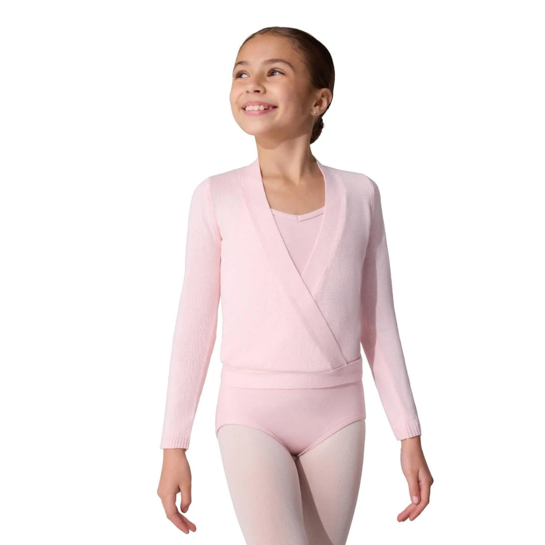 Capezio Soft Knit Ballet Top Wrap Sweater Children Sizes