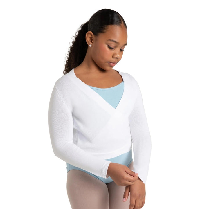 Capezio Soft Knit Ballet Top Wrap Sweater Children Sizes
