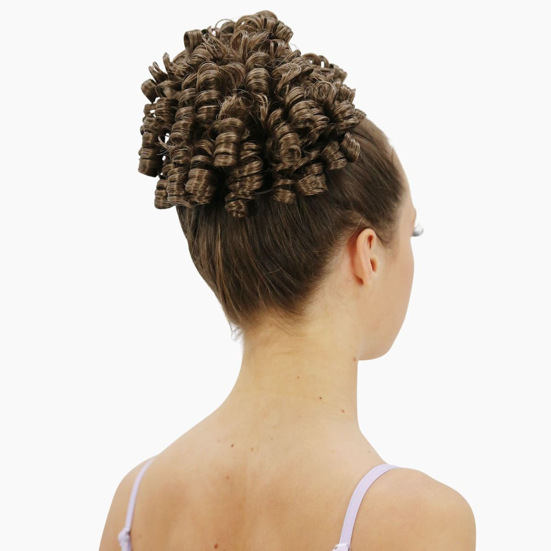 Capezio Wiglet Tightly Curled Nylon Hair Dance Accessory
