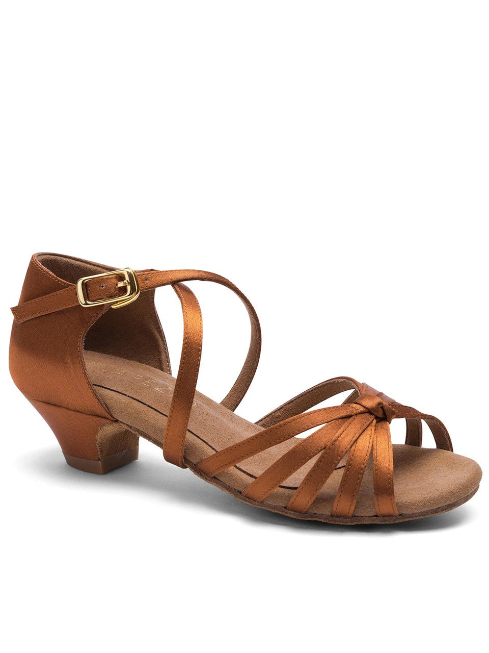 Capezio Silvia 1.25 inch Cinnamon Ballroom Shoes Adult Sizes