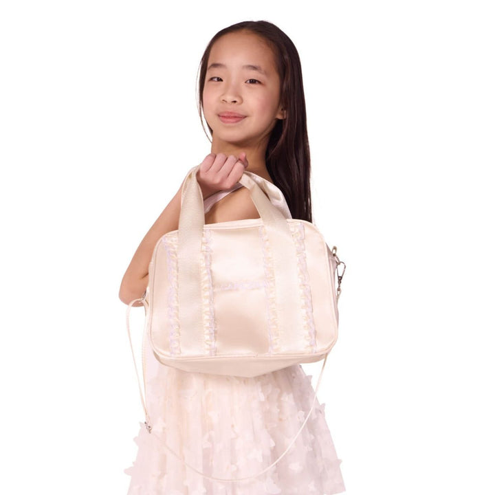 Capezio Girls Eloise Ruffle Adjustable Crossbody Dance Bag