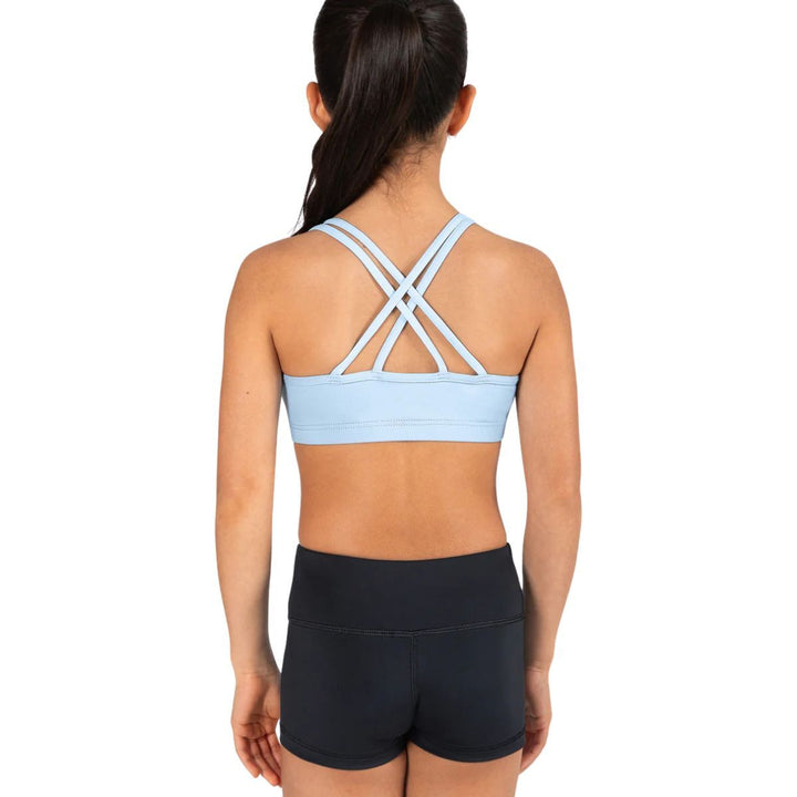 Energetiks Girls Roxy Cross Back Supportive Dance Crop Top