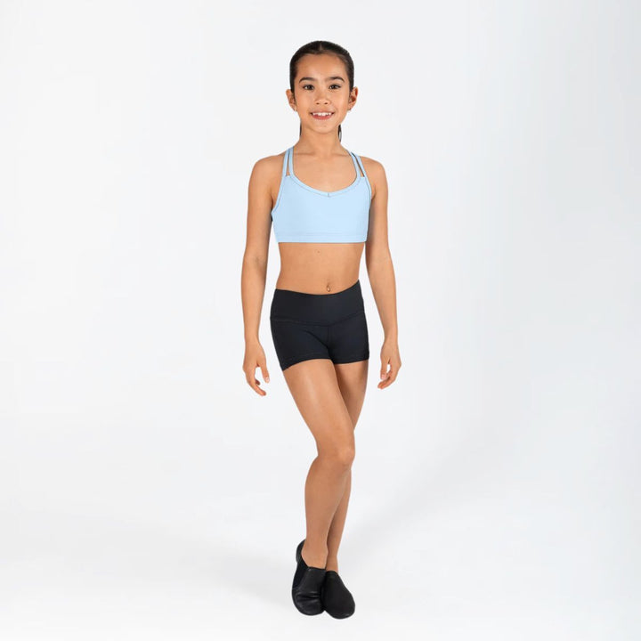 Energetiks Girls Roxy Cross Back Supportive Dance Crop Top