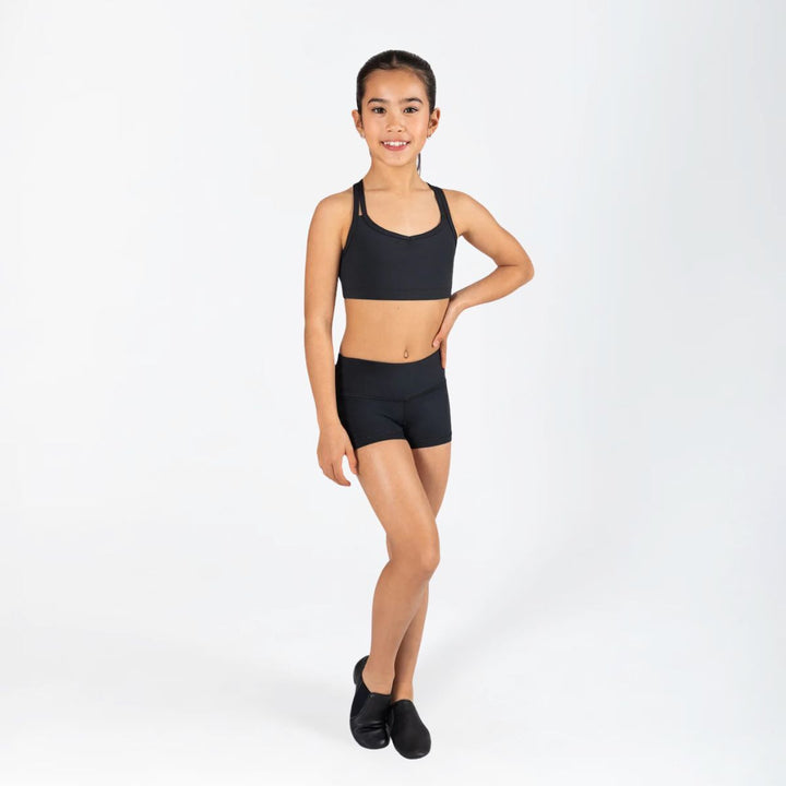 Energetiks Girls Roxy Cross Back Supportive Dance Crop Top