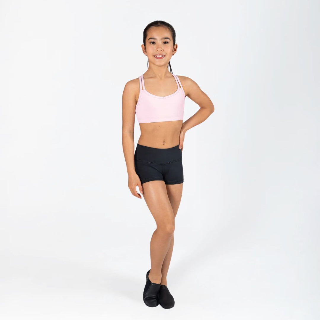 Energetiks Girls Roxy Cross Back Supportive Dance Crop Top