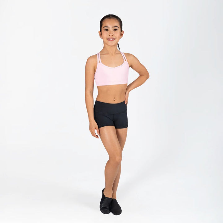 Energetiks Girls Roxy Cross Back Supportive Dance Crop Top