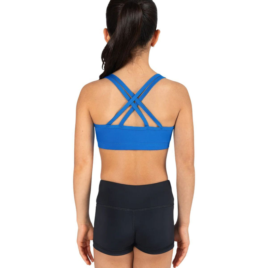Energetiks Girls Roxy Cross Back Supportive Dance Crop Top