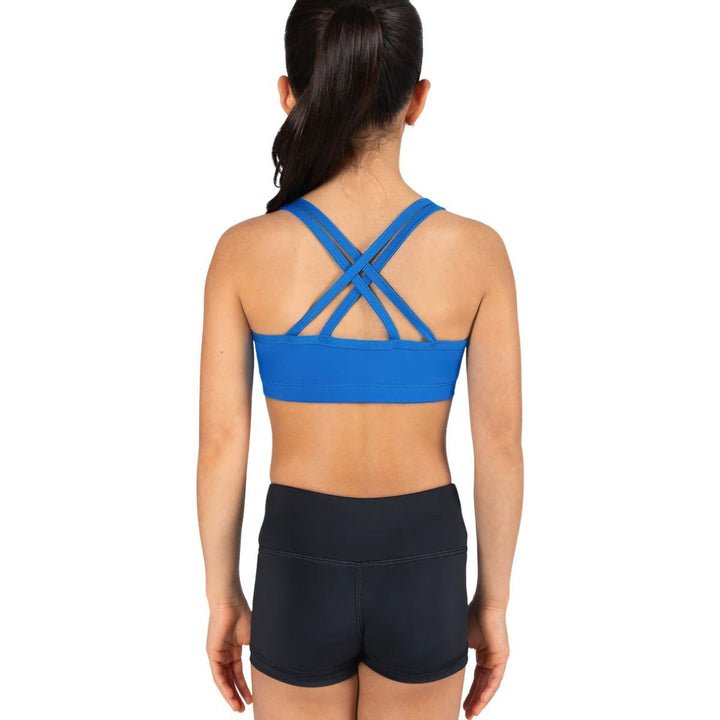 Energetiks Girls Roxy Cross Back Supportive Dance Crop Top