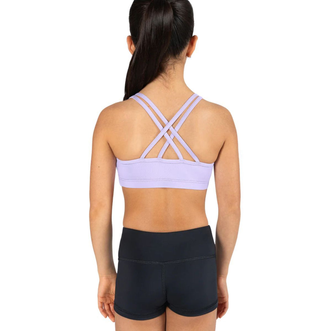 Energetiks Girls Roxy Cross Back Supportive Dance Crop Top