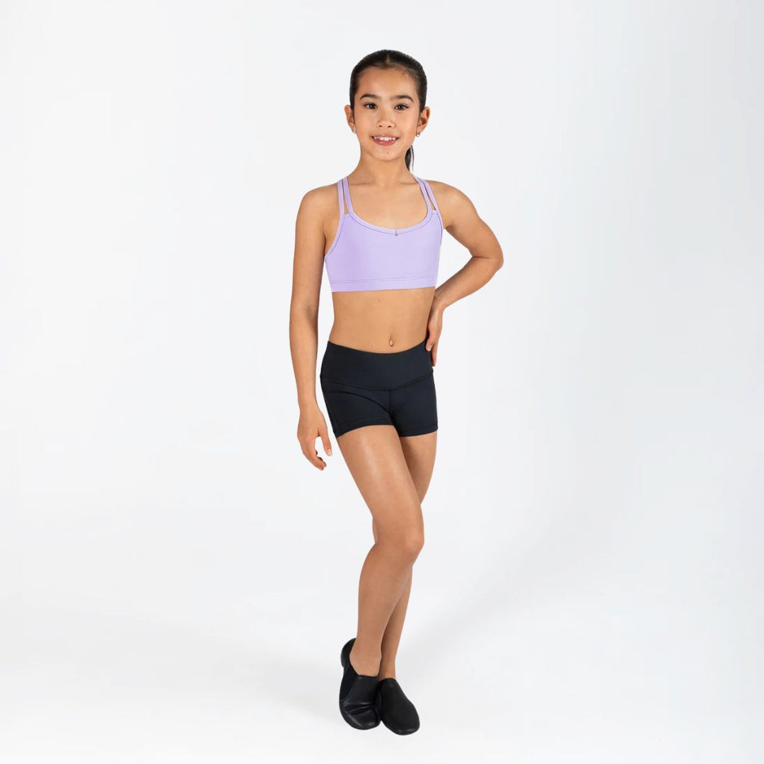 Energetiks Girls Roxy Cross Back Supportive Dance Crop Top