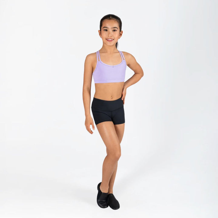 Energetiks Girls Roxy Cross Back Supportive Dance Crop Top