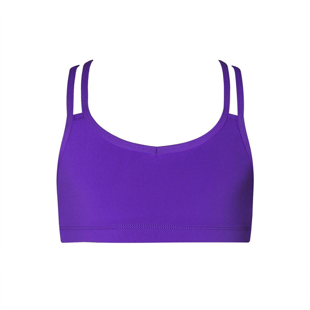 Energetiks Girls Roxy Cross Back Supportive Dance Crop Top