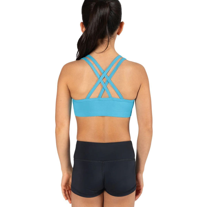 Energetiks Girls Roxy Cross Back Supportive Dance Crop Top