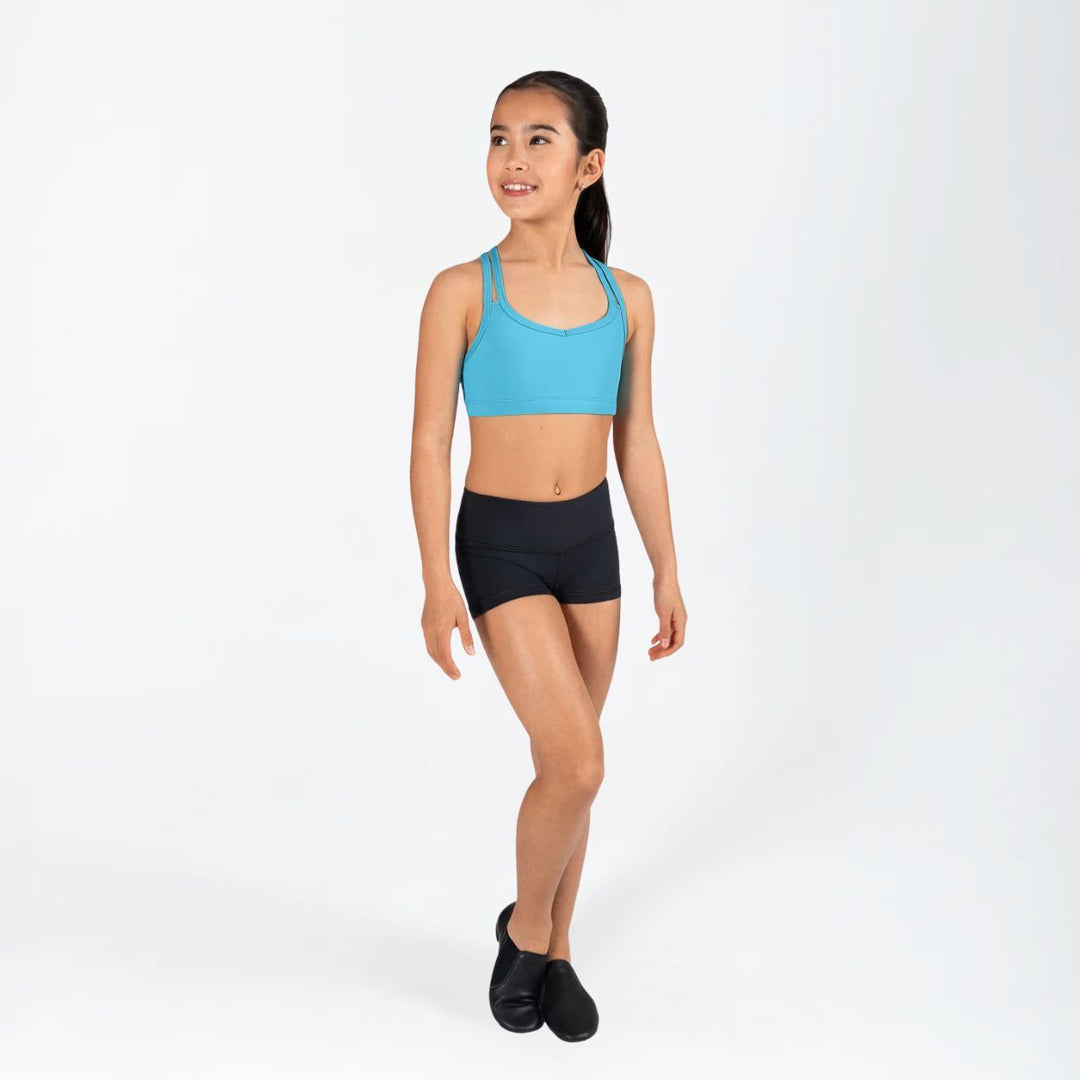 Energetiks Girls Roxy Cross Back Supportive Dance Crop Top