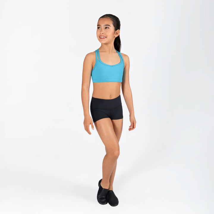 Energetiks Girls Roxy Cross Back Supportive Dance Crop Top