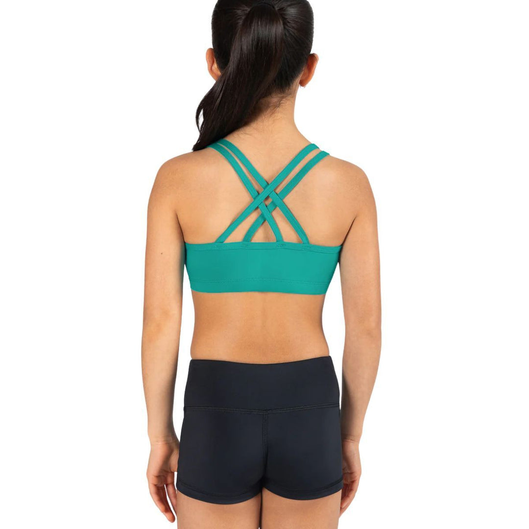 Energetiks Girls Roxy Cross Back Supportive Dance Crop Top