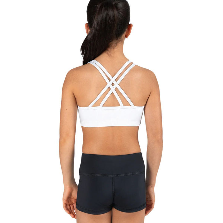Energetiks Girls Roxy Cross Back Supportive Dance Crop Top