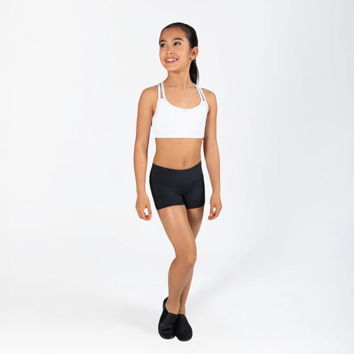 Energetiks Girls Roxy Cross Back Supportive Dance Crop Top